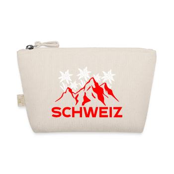 Schweizer Berge - Bio-Täschchen - Natur - Vorne