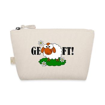 GE - SCHAF - FT! - Bio-Täschchen - Natur - Vorne