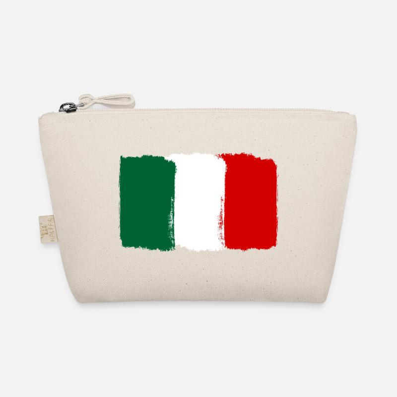 Drapeau de l’Italie utilisé look Trousse biologique