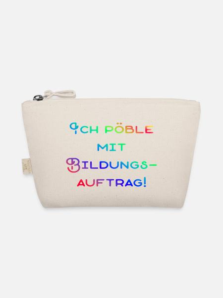 Pöbliger Bildungsauftrag - Bio-Täschchen - Natur