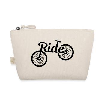 Ride the bicycle - Organic Pouch - nature - Front