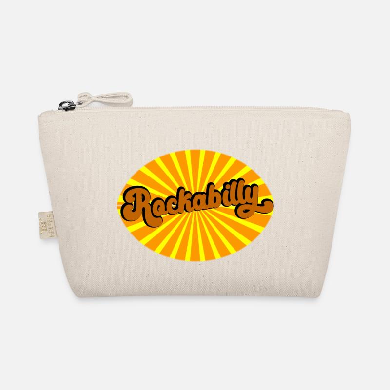 Rockabilly Vibes Retro - Bio-Täschchen - Natur
