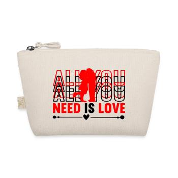 All You Need Is Love - Organic Pouch - nature - Front