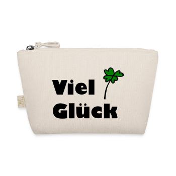 Viel Glück - Bio-Täschchen - Natur - Vorne