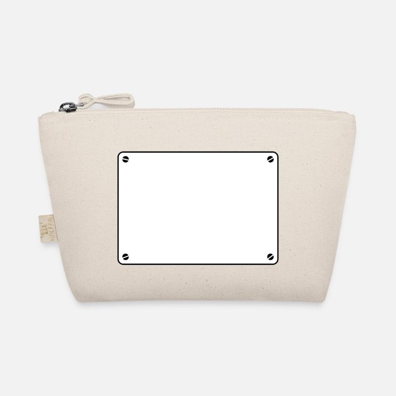 Plate White Shield Organic Pouch