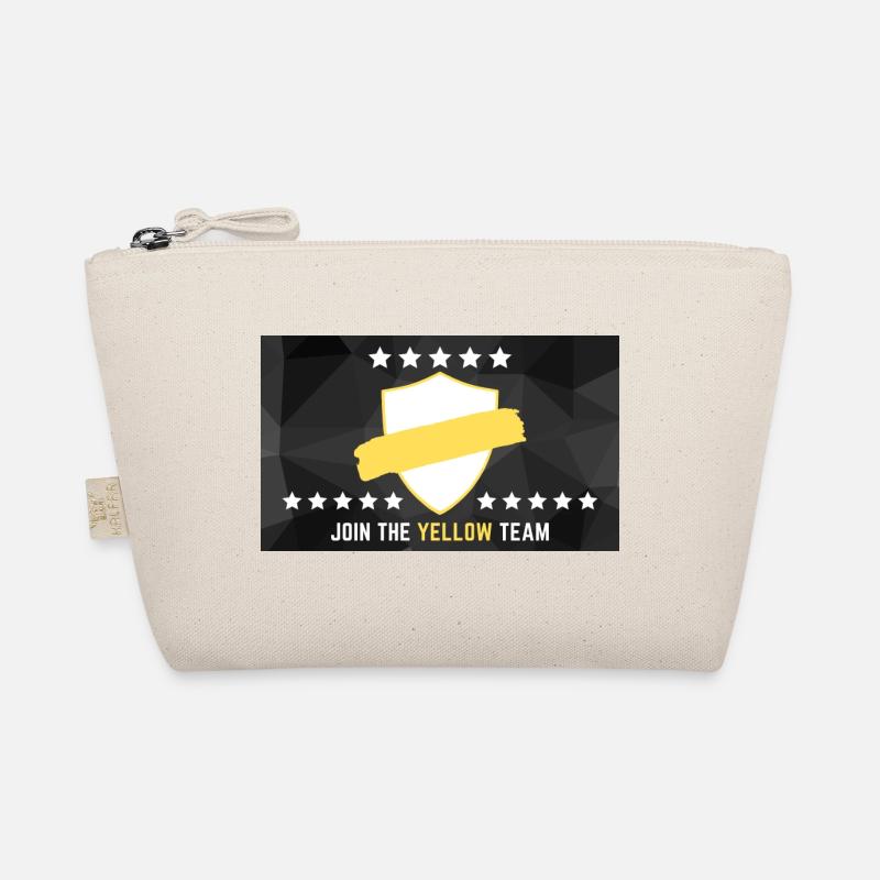 JOIN THE YELLOW TEAM - Bio-Täschchen - Natur