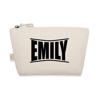 t-shirt Emily idée cadeau t-shirt - Trousse biologique - nature - Devant