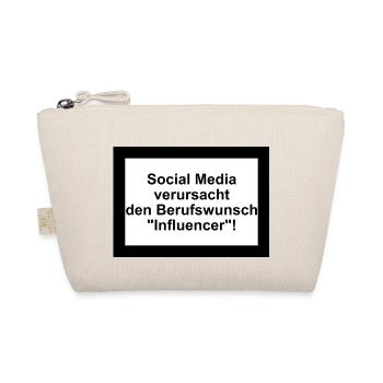 Social Media verursacht Berufswunsch "Influencer" - Bio-Täschchen - Natur - Vorne