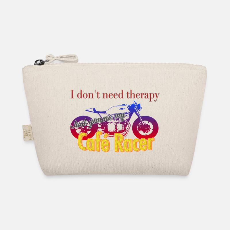 cafe racer - Bio-Täschchen - Natur