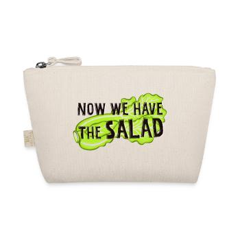 Now we have the salad. Denglisch, Salat, Veggie - Bio-Täschchen - Natur - Vorne