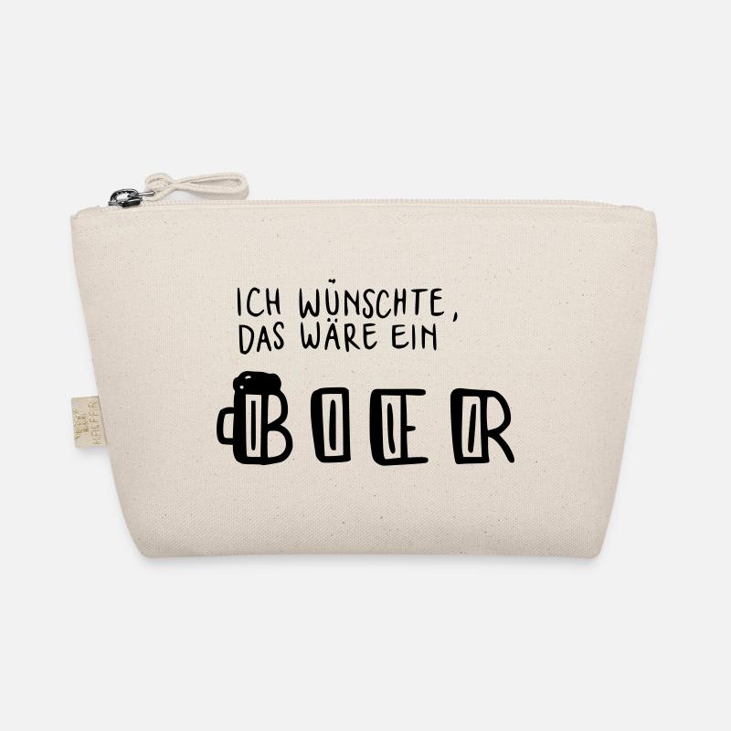 Ich wünschte das wäre ein Bier Bio-Täschchen