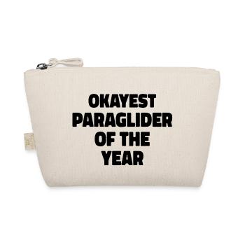Okayest Paraglider Of The Year Paragliding Skydive - Bio-Täschchen - Natur - Vorne