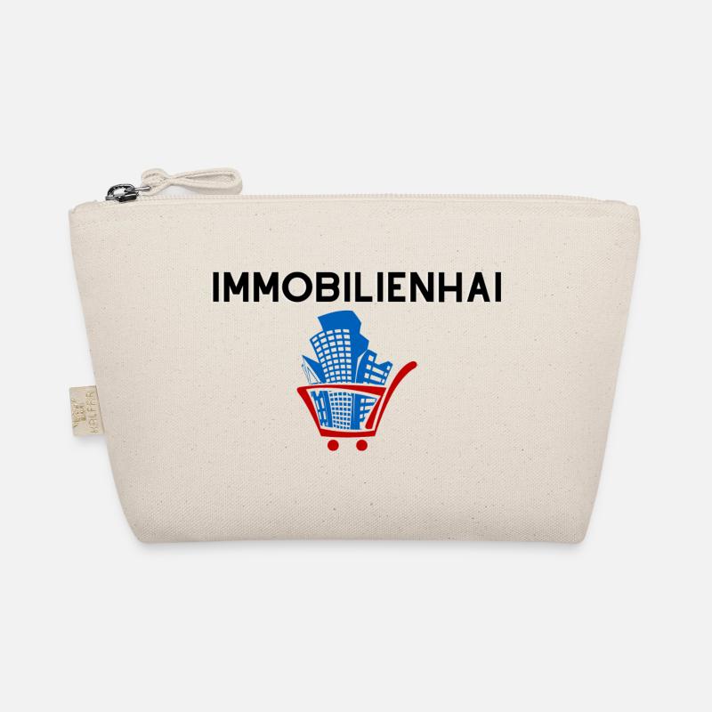 Immobilienhai - Bio-Täschchen - Natur