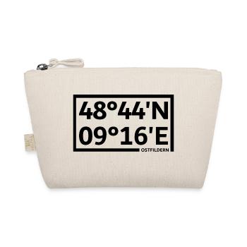 Ostfildern coordinates - Organic Pouch - nature - Front
