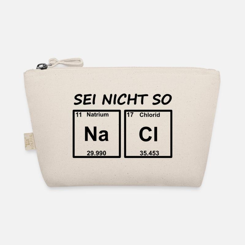 SEI NICHT SO SALZIG - Bio-Täschchen - Natur