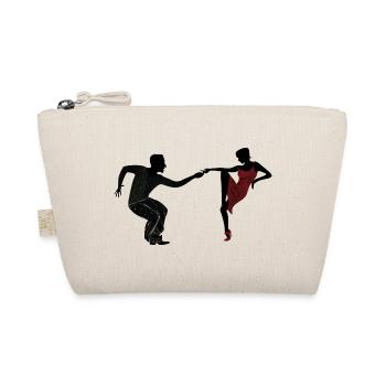 Dancing couple - Organic Pouch - nature - Front