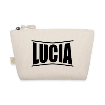 name t-shirt Lucia t-shirt gift idea - Organic Pouch - nature - Front
