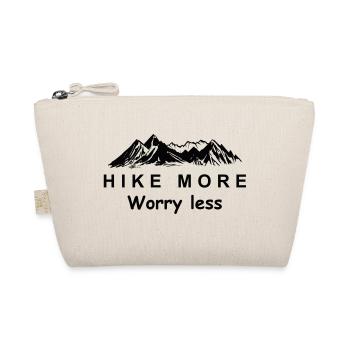 Berg Abenteuer Geschenk Spruch Bergsteigen Wandern - Bio-Täschchen - Natur - Vorne