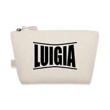 Name T-Shirt Luigia T-Shirt Geschenkidee - Bio-Täschchen - Natur - Vorne