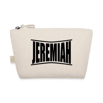 nom t-shirt Jeremiah t-shirt idée cadeau - Trousse biologique - nature - Devant