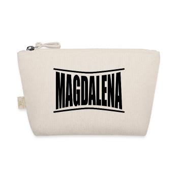 Name T-Shirt Magdalena T-Shirt Geschenkidee - Bio-Täschchen - Natur - Vorne