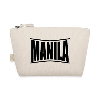 Name T-Shirt Manila T-Shirt Geschenkidee T-Shirt - Bio-Täschchen - Natur - Vorne