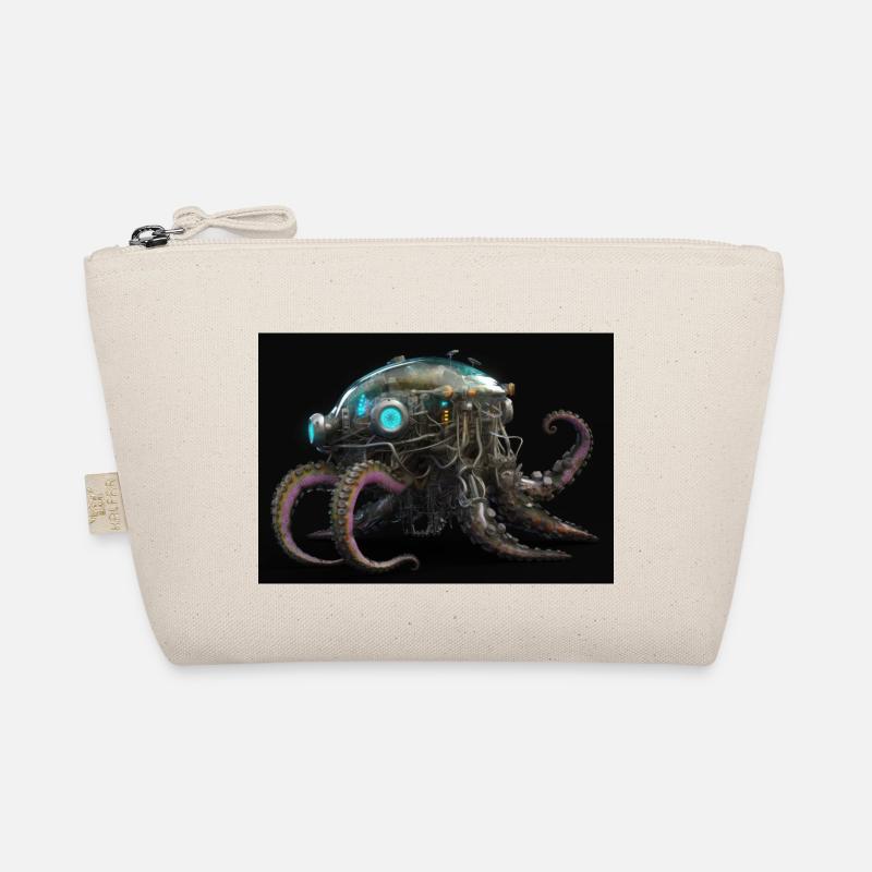 Neon Octopus Organic Pouch