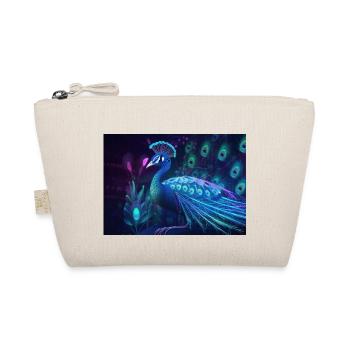 Neon Peacock - Organic Pouch - nature - Front