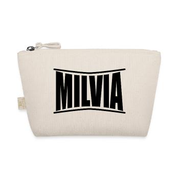 nom du t-shirt Milvia idée cadeau t-shirt - Trousse biologique - nature - Devant