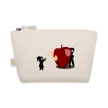 Apple ink stains - Organic Pouch - nature - Front
