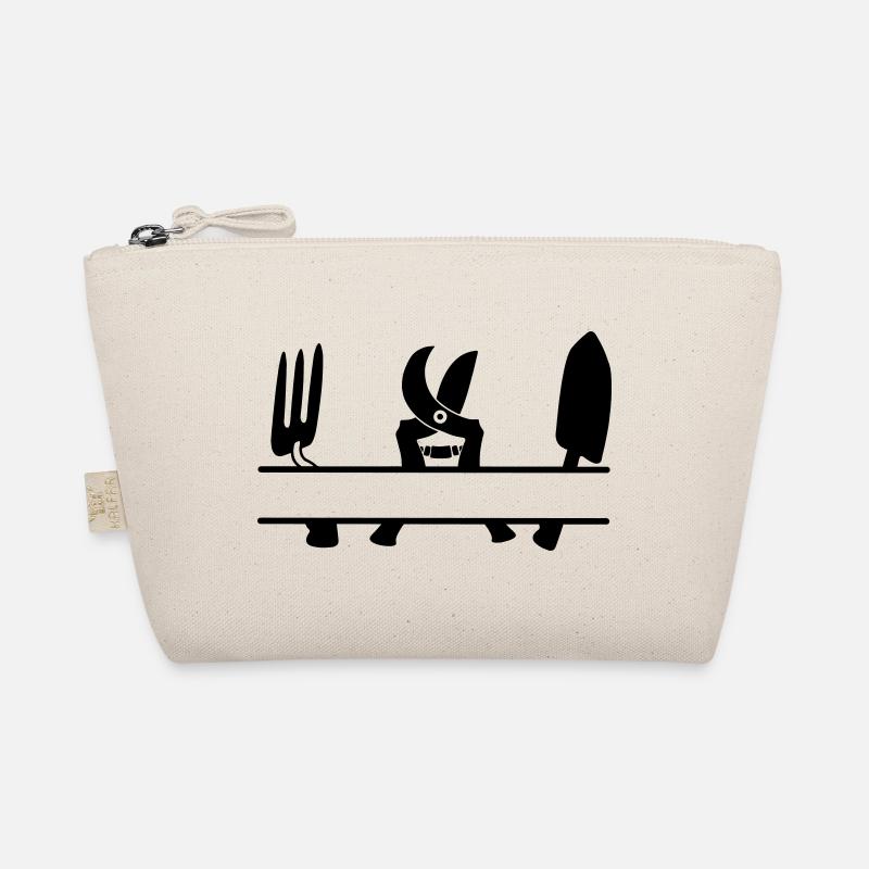 Gartengärtner Werkzeug Textbanner Bio-Täschchen