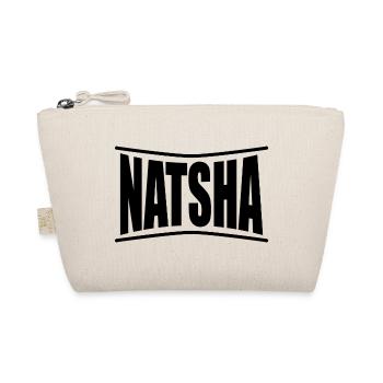 T-Shirt-Name Natasha T-Shirt Geschenkidee - Bio-Täschchen - Natur - Vorne