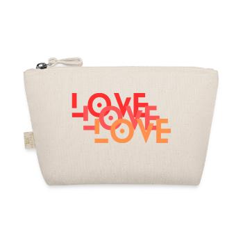 love - Bio-Täschchen - Natur - Vorne