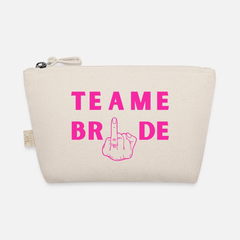 Team bride - bride's ring finger Organic Pouch