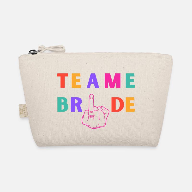 Team bride - bride's ring finger Organic Pouch