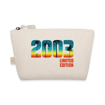 Jahrgang 2003 Limited Edition 20. Geburtstag - Bio-Täschchen - Natur - Vorne