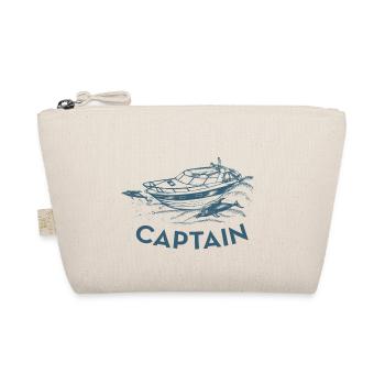 Motorboat Captain - Organic Pouch - nature - Front
