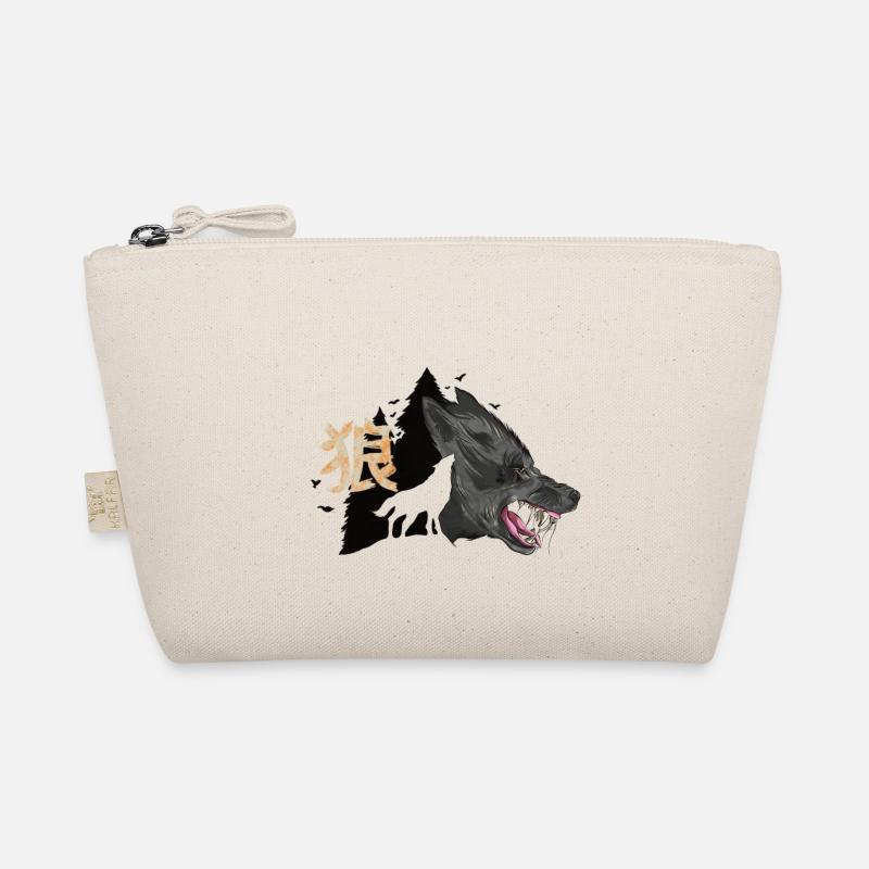 Howling Wolf - Bio-Täschchen - Natur
