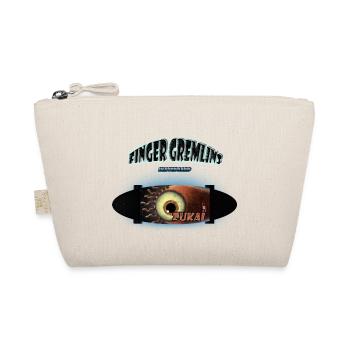 Skateboard Creature Monster Sport Finger Gremlin - Organic Pouch - nature - Front