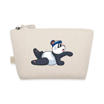 Panda Yoga Fitness Gymnastics - Organic Pouch - nature - Front