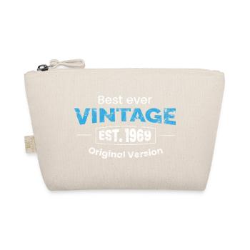 T Shirt Vintage 1969 - Organic Pouch - nature - Front
