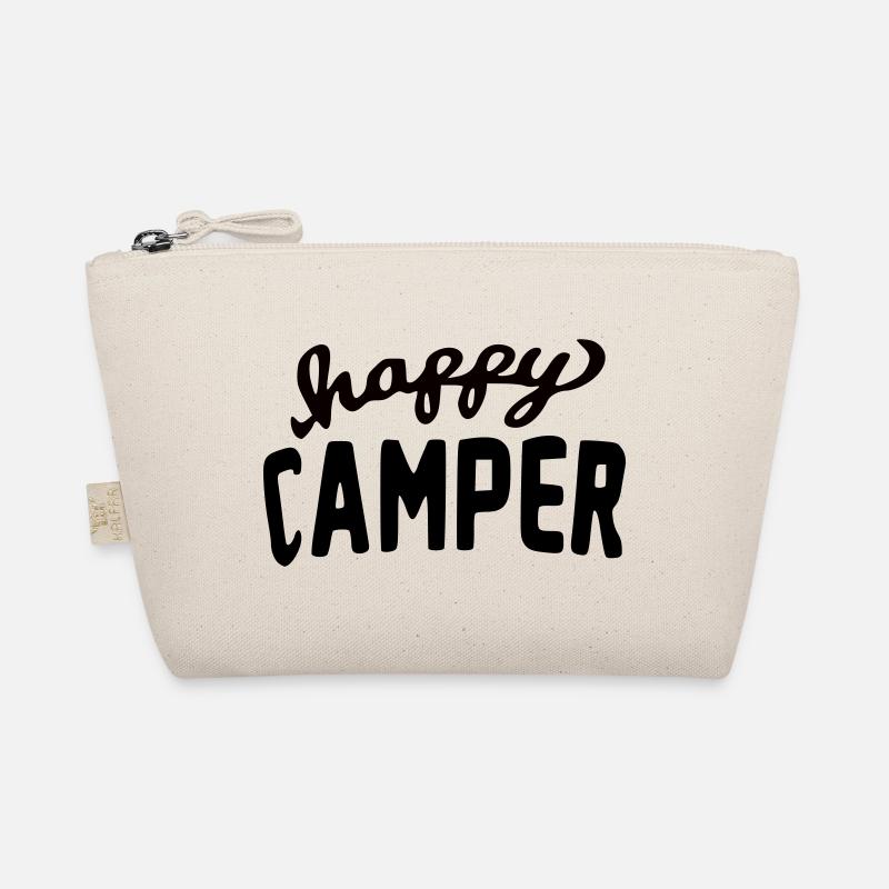 Ella Lopez "happy camper" - Bio-Täschchen - Natur