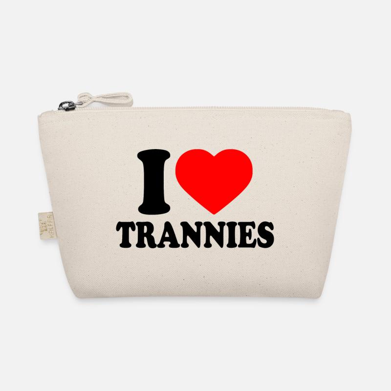 I love trannies Bio-Täschchen