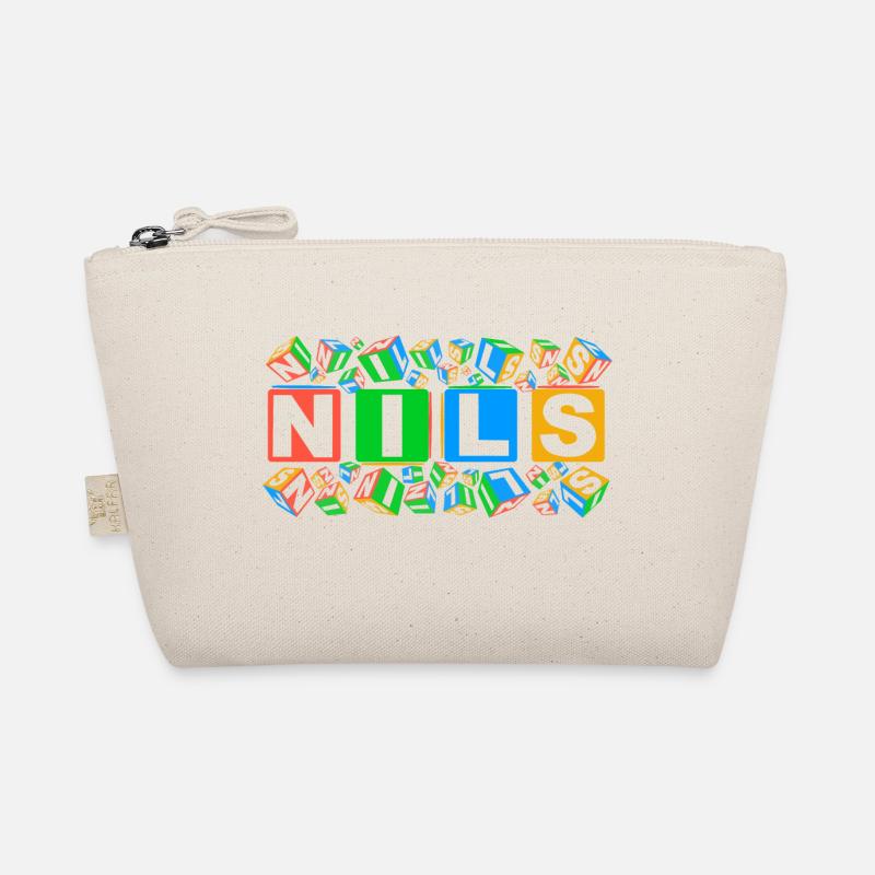 NILS colourful cubes - Bio-Täschchen - Natur