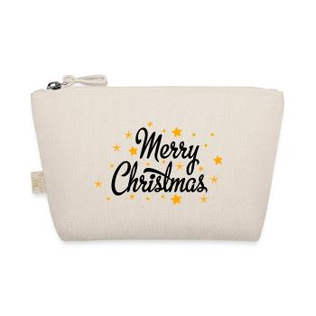 Merry Christmas - Bio-Täschchen - Natur - Vorne