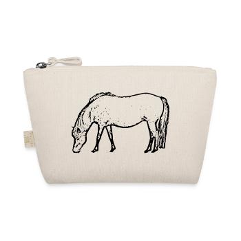 Horse black - Organic Pouch - nature - Front
