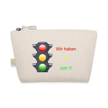 Bauern Demo Ampel - Bio-Täschchen - Natur - Vorne