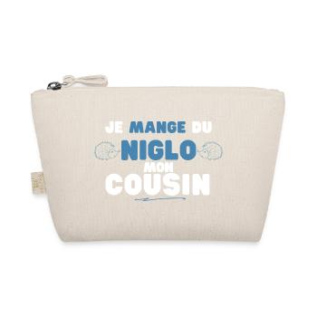 Niglo Cousin : Humour Hérisson Bleu - Trousse biologique - nature - Devant