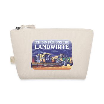 I AM FOR OUR FARMERS FARMERS' PROTEST FARMERS - Organic Pouch - nature - Front