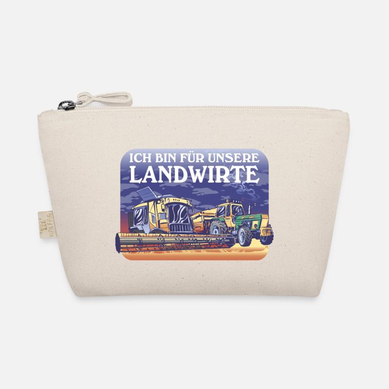 ICH BIN FÜR UNSERE LANDWIRTE BAUERNPROTEST BAUERN - Bio-Täschchen - Natur
